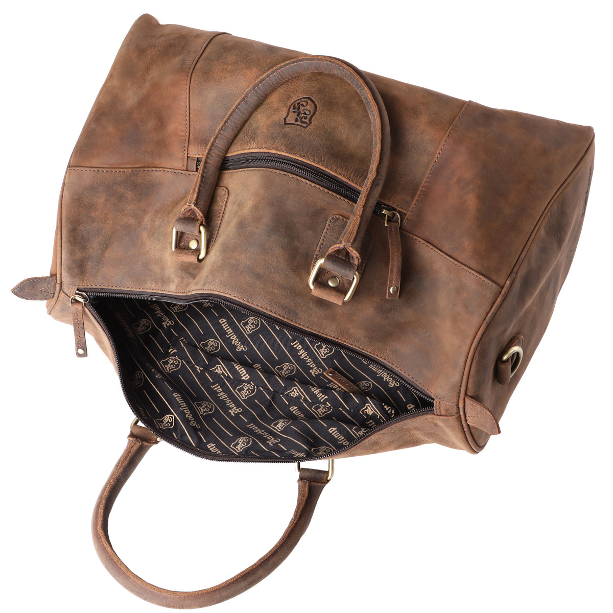 Handgepäck & Gym-Tasche aus Büffelleder, Ansicht 13