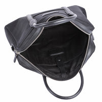 Borsa Business BLACK in pelle di bufalo, vista 4