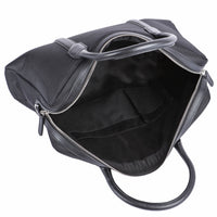Borsa Business BLACK in pelle di bufalo, vista 5