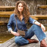 Shoulder Bag Mini made of buffalo leather, view 9