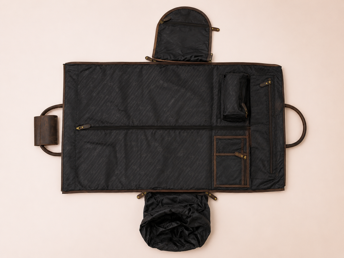 Flat Bag von Hodalump aus Büffelleder, Ansicht 7