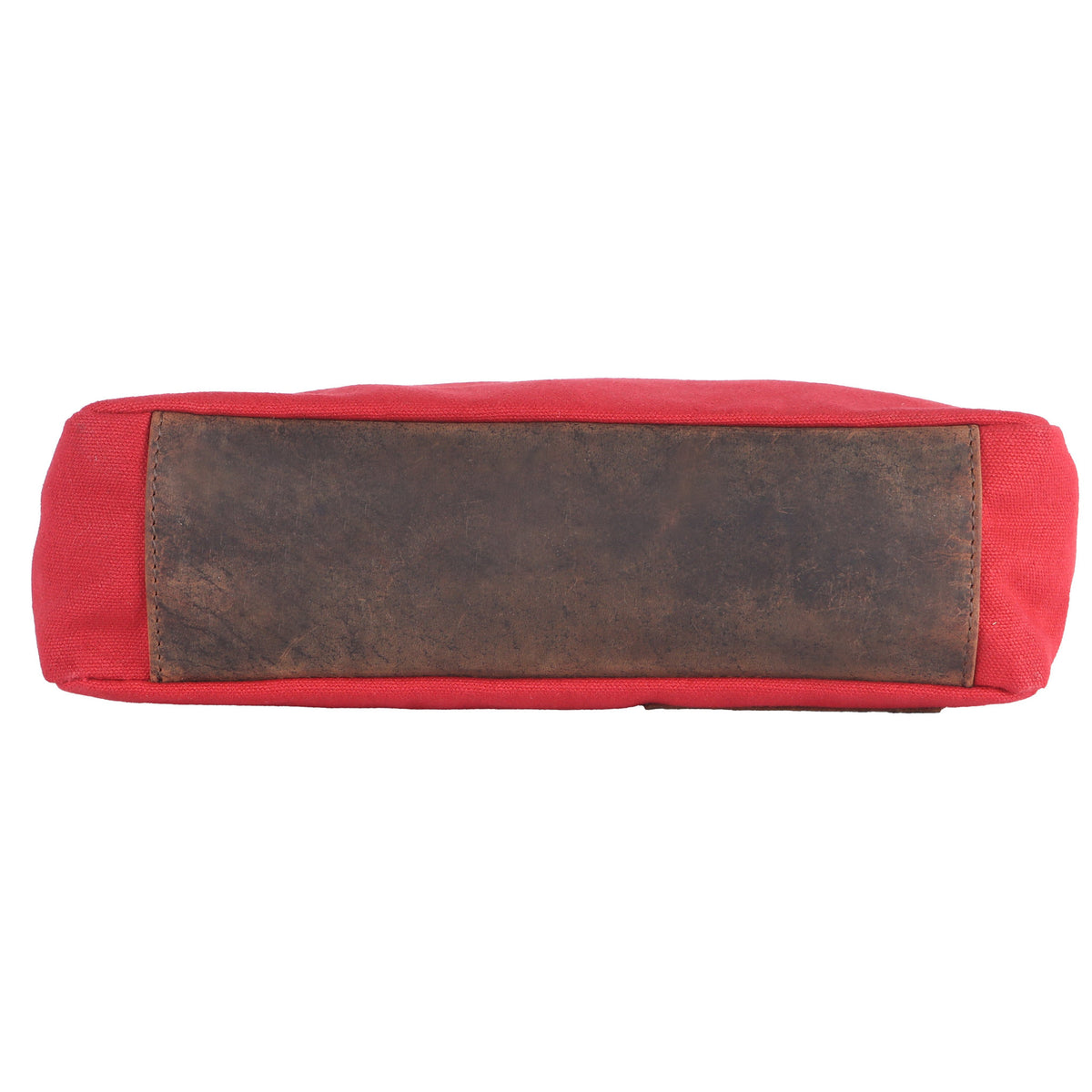 Sac bandoulière en PET recyclé en PET recyclé et cuir véritable, vue 25
