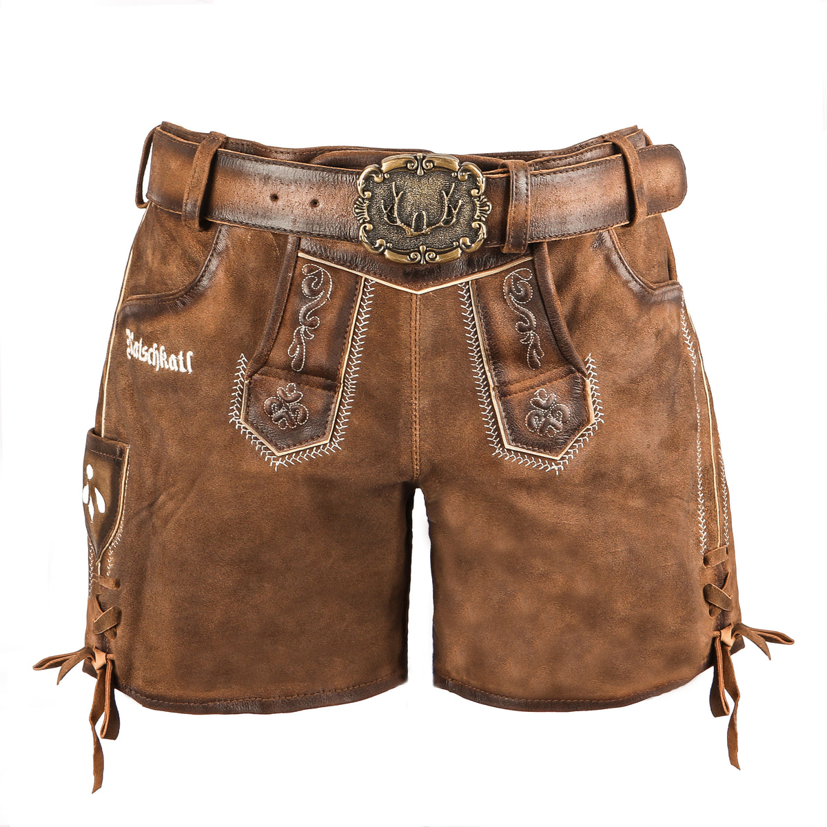 Ratschkatl Lederhose aus Ziegenleder, Ansicht 2