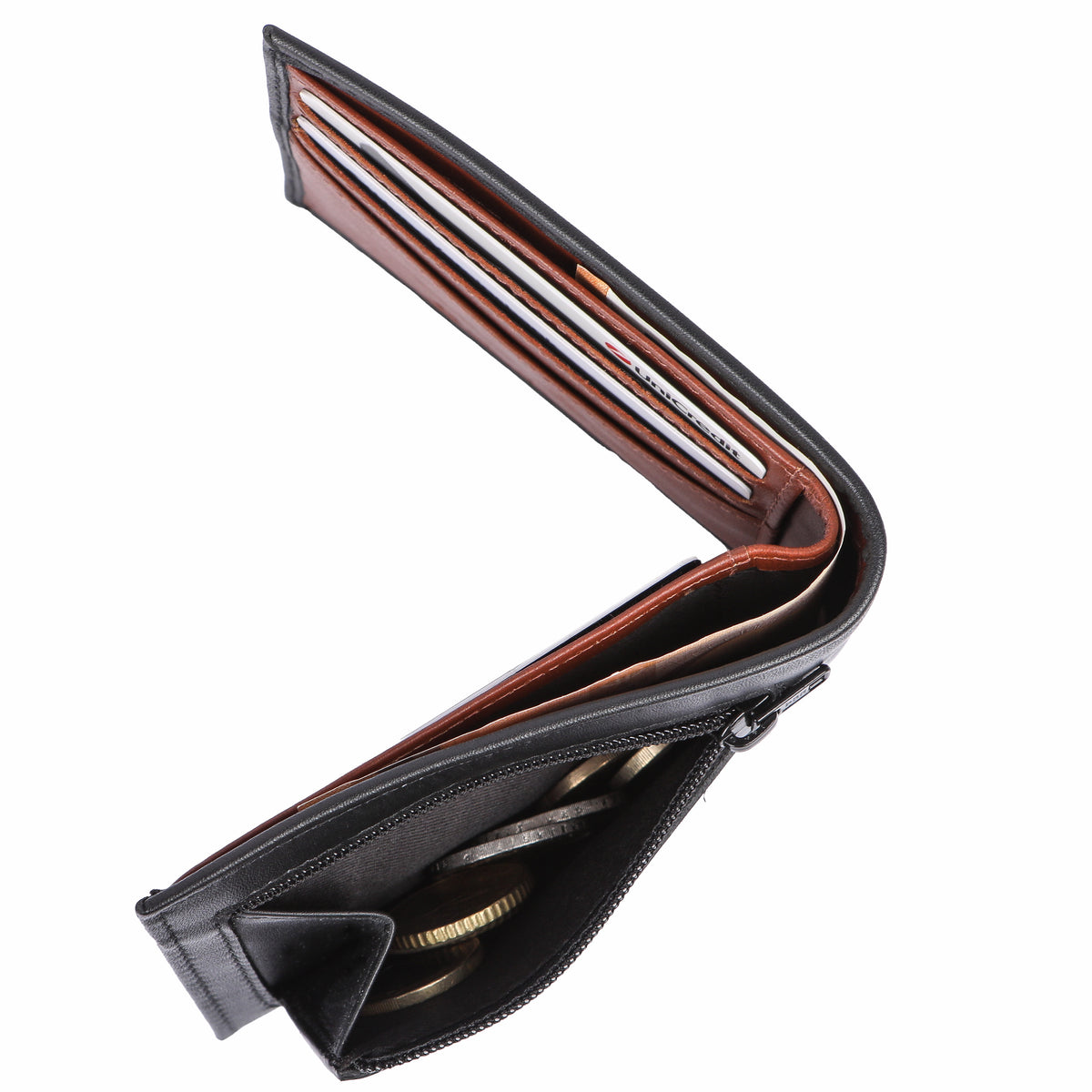 Hodalump Slim BLACK Wallet made of buffalo leather, view 6