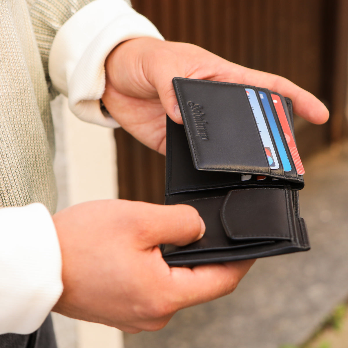 Hodalump Slim BLACK 2.0 aus Büffelleder, Ansicht 9