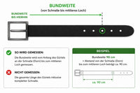 Cintura Ratschkatl Classic in pelle bovina, vista 5