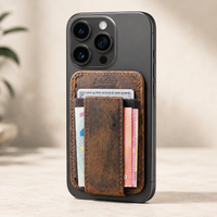 Handybörse Slim für Smartphone aus Büffelleder