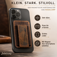 Handybörse Slim für Smartphone aus Büffelleder, Ansicht 5