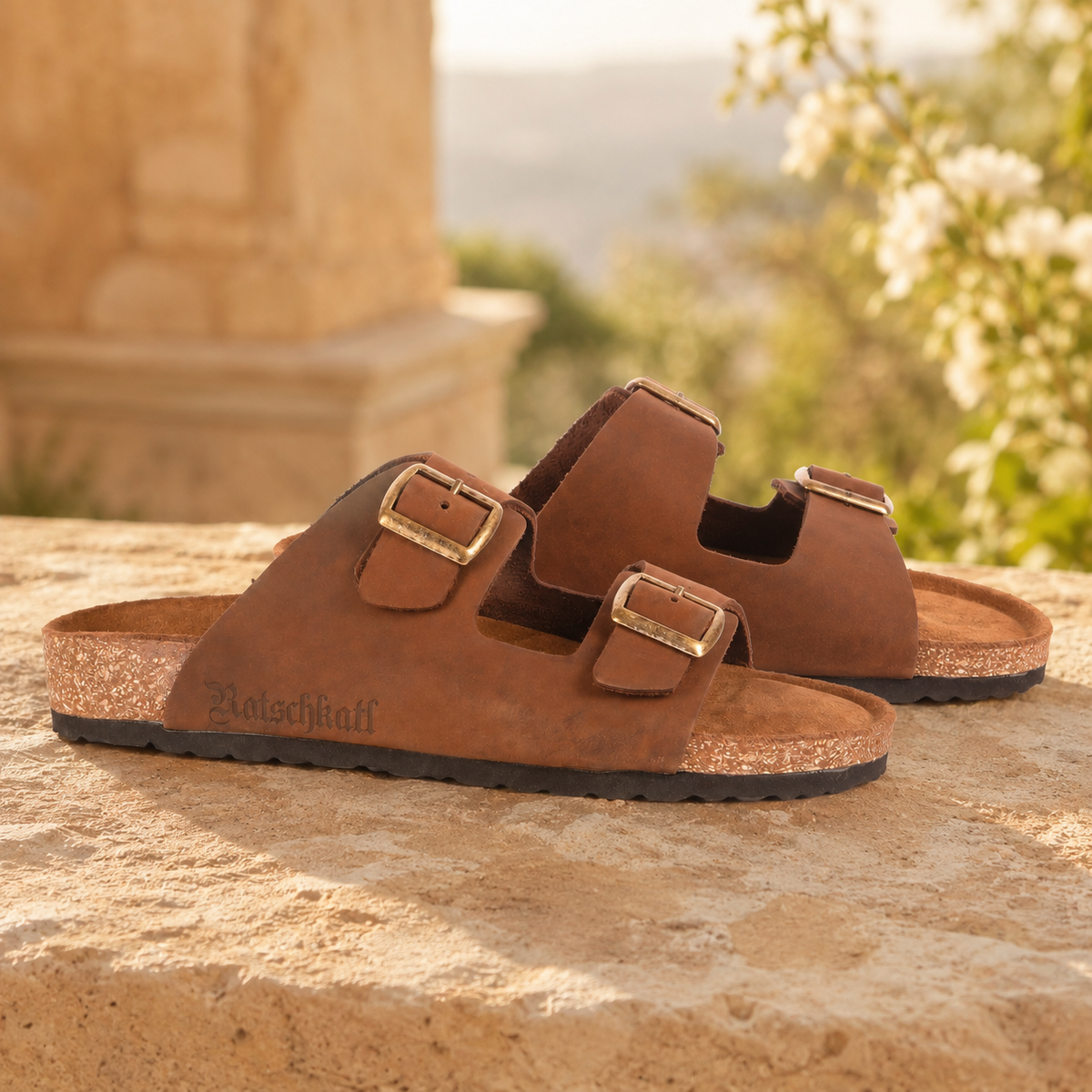 Ratschkatl Kork Sandalen aus Echtleder, Ansicht 4
