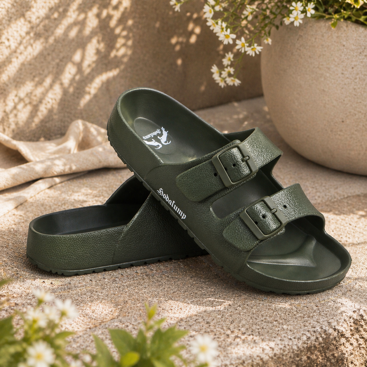 Hodalump PVC Sandalen Grün aus PVC