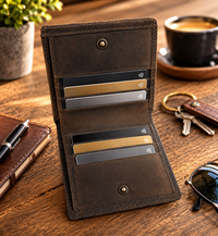 Vienna Box Wallet made of buffalo leather, view 5