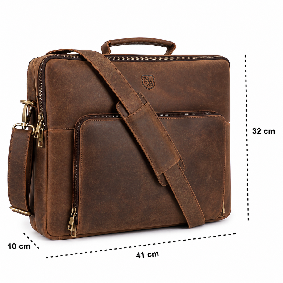 Grote laptoptas Daniel van buffelleer, aanzicht 8