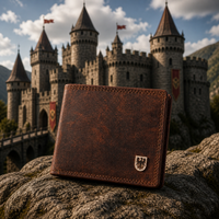 Classic Wallet Coat of Arms Lugge made of buffalo leather