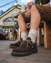 Scarpe Haferl Baviera in vera pelle, vista 5