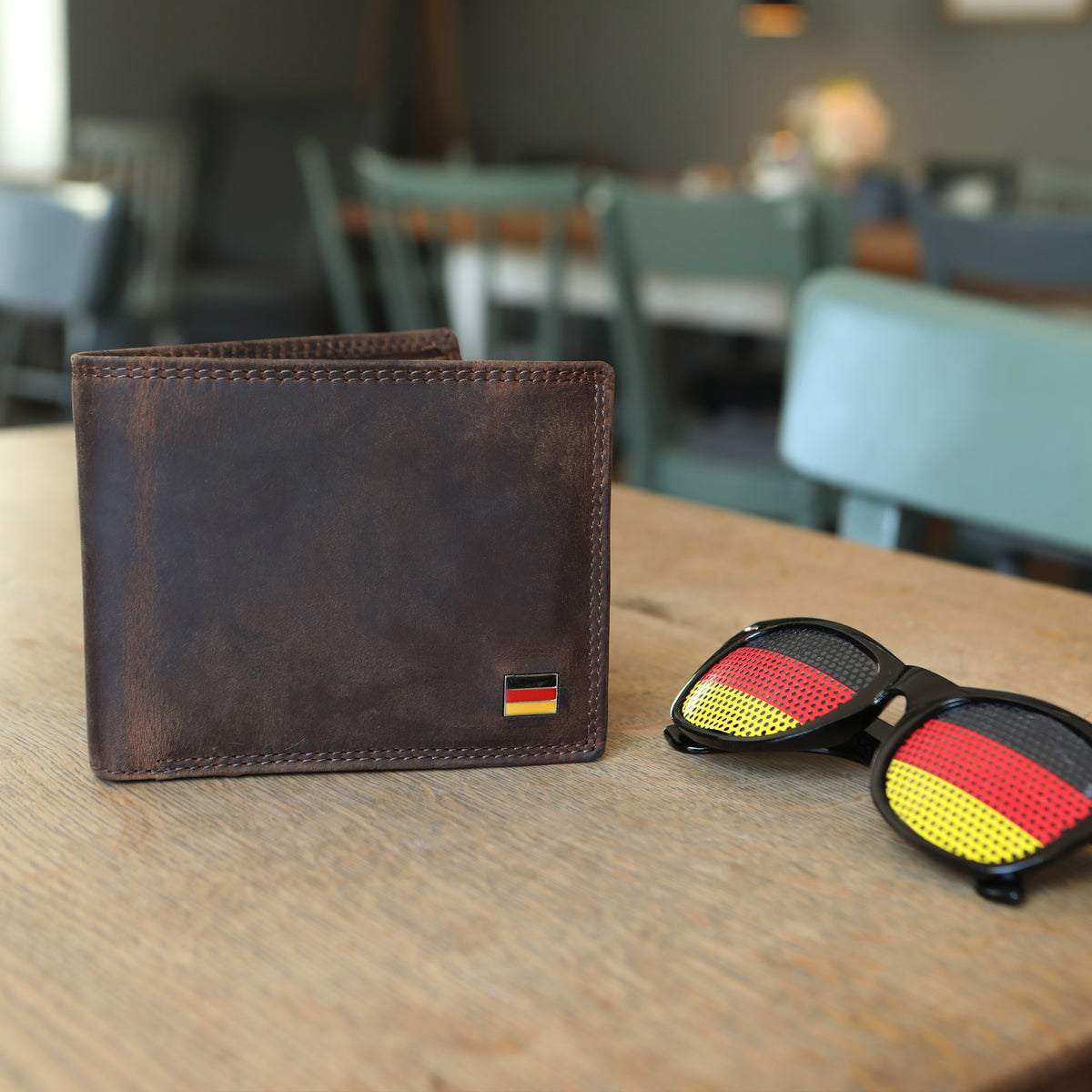 Deutschland WM Geldbörse aus Büffelleder, Ansicht 10