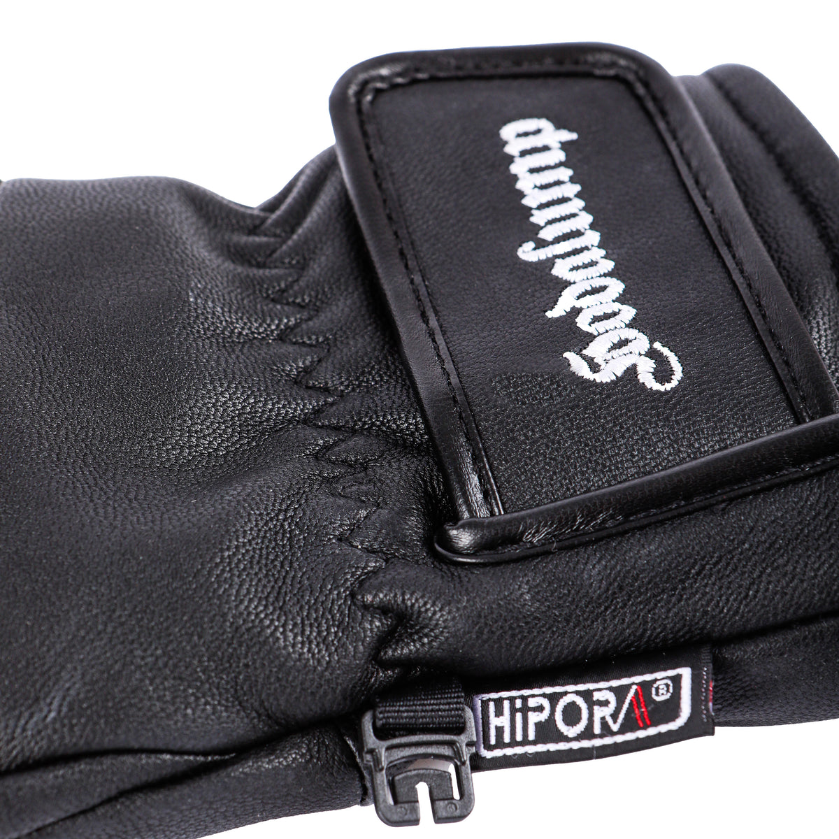 Ski Mittens made of genuine leather, view 3