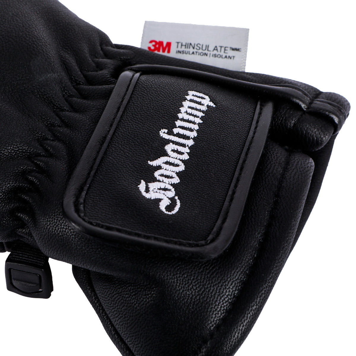 Ski Mittens made of genuine leather, view 4