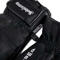 Ski Mittens made of genuine leather, view 6