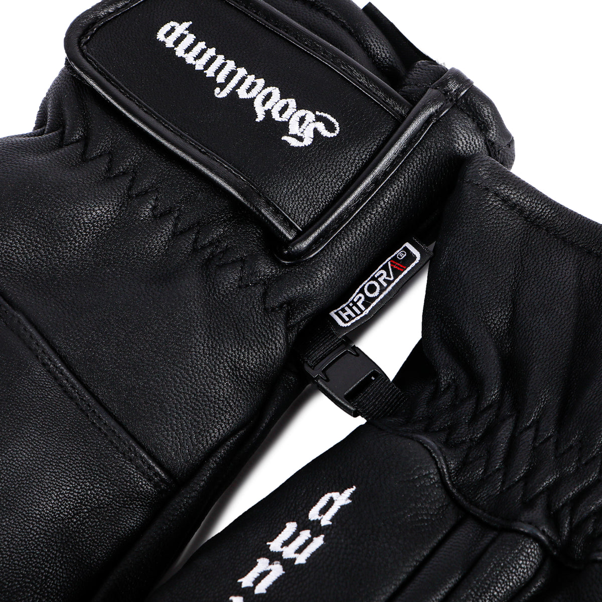 Ski Mittens made of genuine leather, view 6