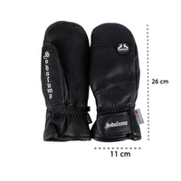 Ski Mittens made of genuine leather, view 9