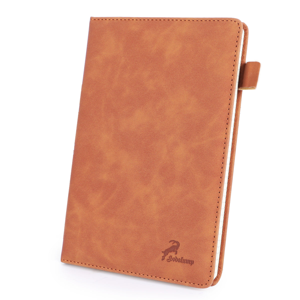 Writing Pad Hodalump Karo made of faux leather in brown, view 3