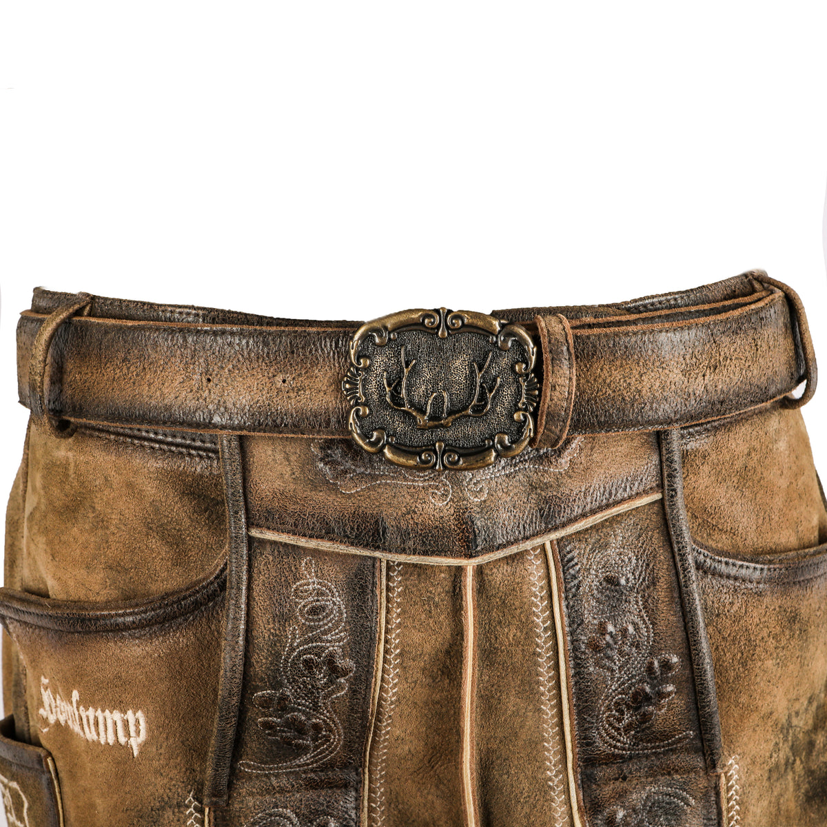 Hodalump Lederhose 2.0 aus Ziegenleder, Ansicht 3