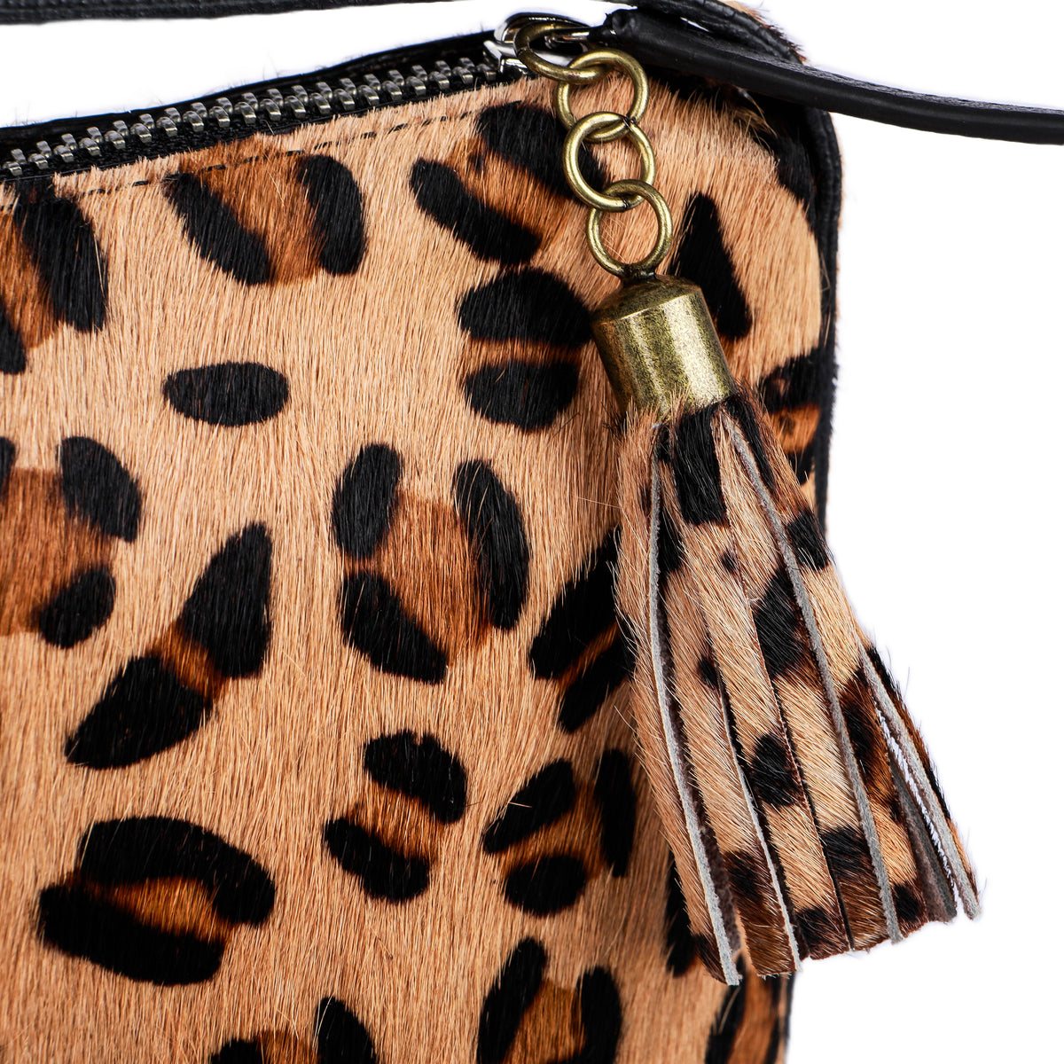Leopard Ratschkatl Tasche aus Büffelleder, Ansicht 8