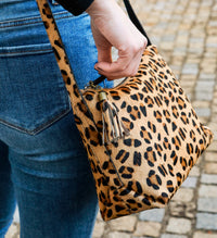 Leopard Ratschkatl Tasche aus Büffelleder, Ansicht 5