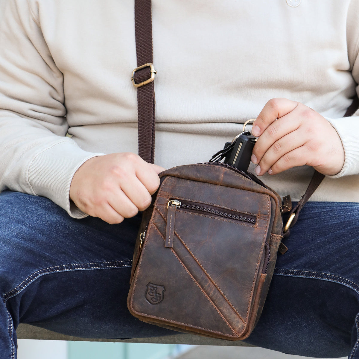 Sac crossbody Teo, vue 8