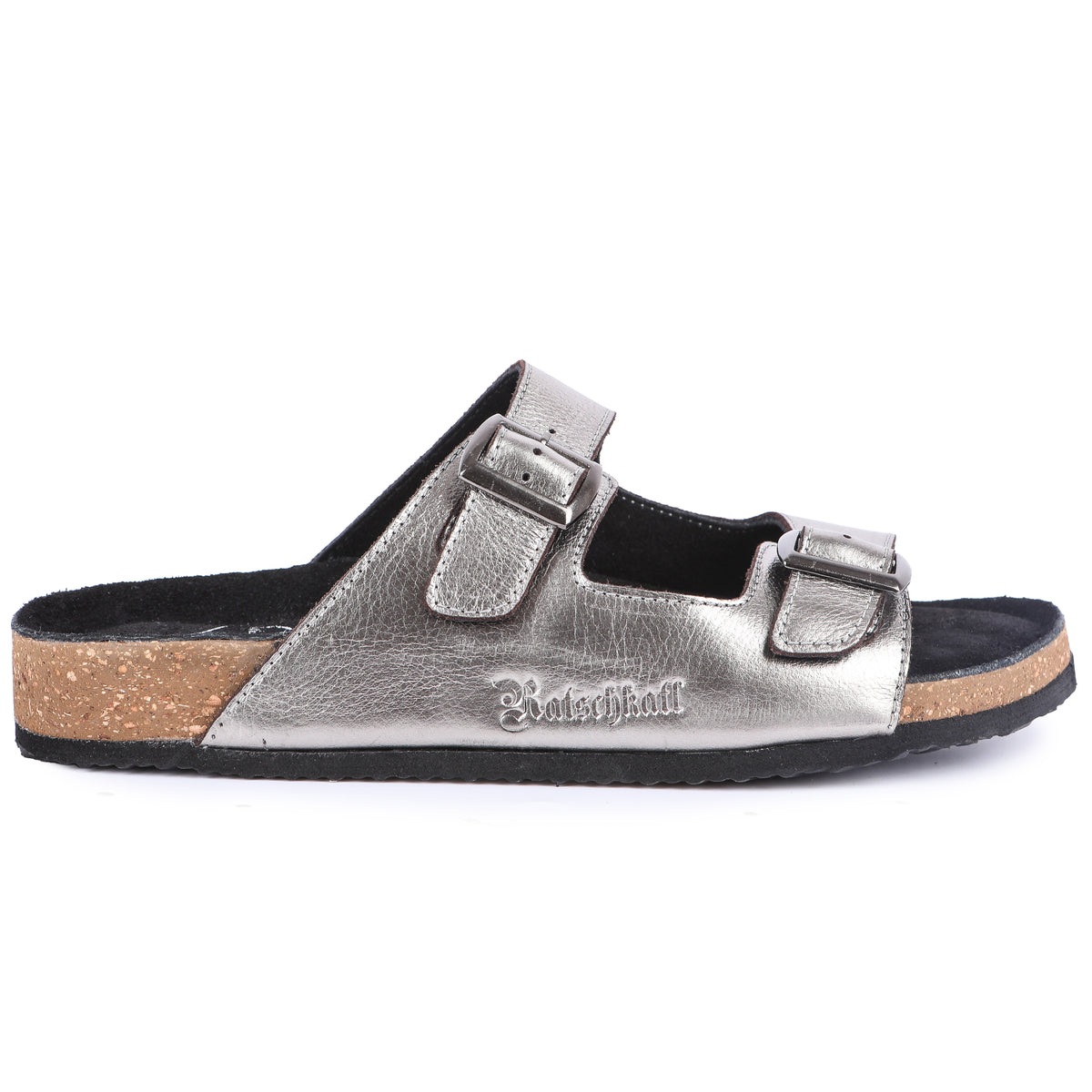 Ratschkatl Sandals in Silver made of genuine leather, view 3