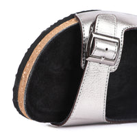 Ratschkatl Sandals in Silver made of genuine leather, view 5