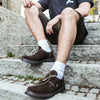 Scarpe Haferl Baviera in vera pelle