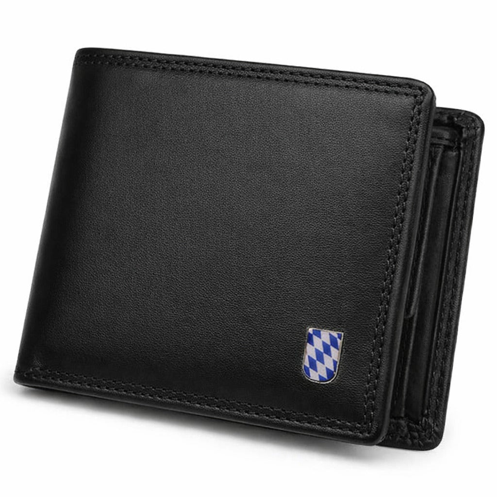 Classic Geldbörse Bayern aus Büffelleder in Schwarz, Ansicht 14