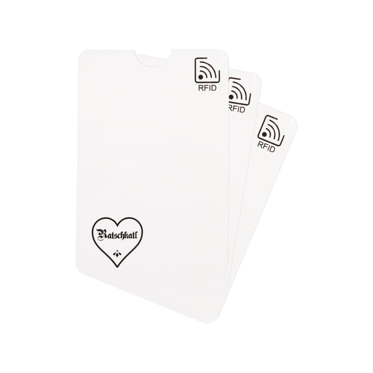 RFID/NFC pashoesjes blocker 3-delige set, aanzicht 2