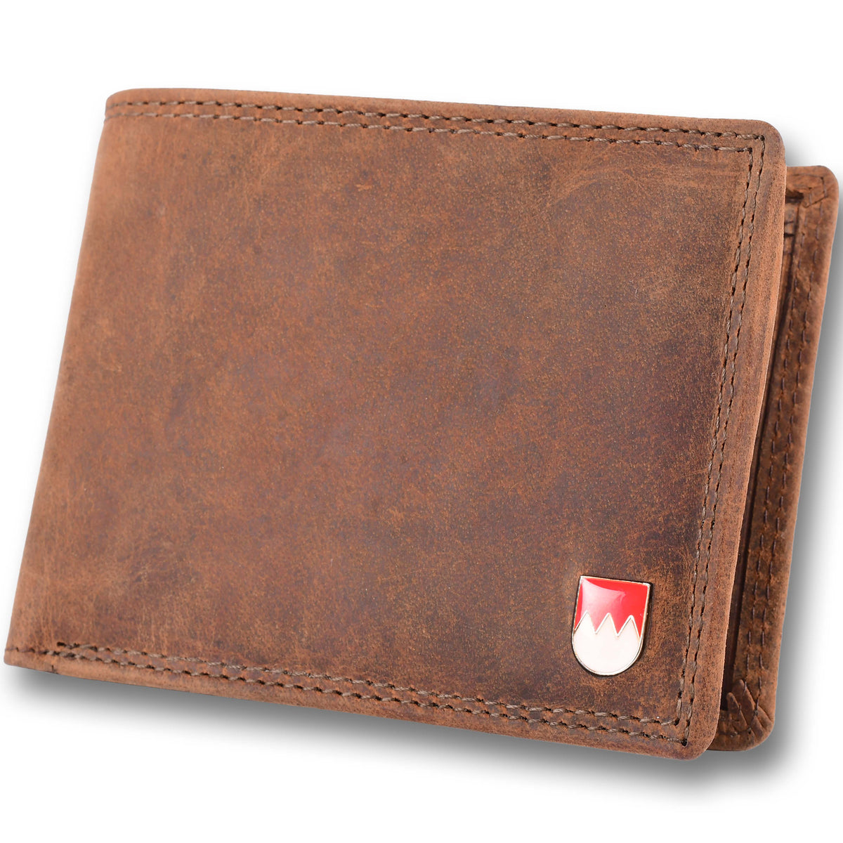 Classic Wallet Coat of Arms Lugge made of buffalo leather, view 12