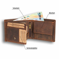 Classic Wallet Luci made of buffalo leather, view 6