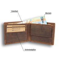 Flat Wallet Benny made of buffalo leather, view 4