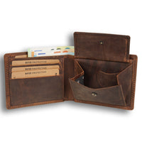 Flat Wallet Benny made of buffalo leather, view 3