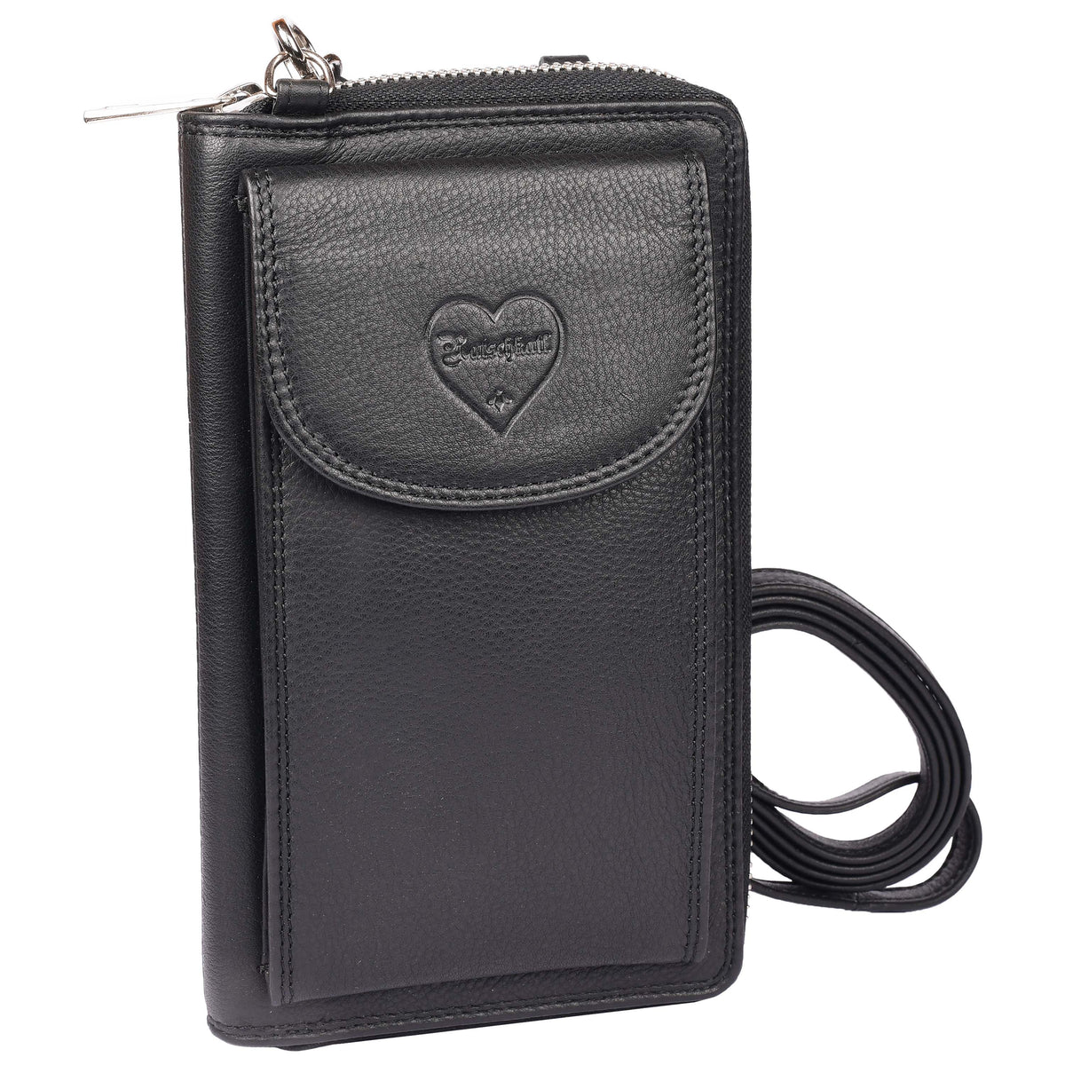 Smarte Handytasche passend für jedes Handy Tasche Hodalump & Ratschkatl Schwarz