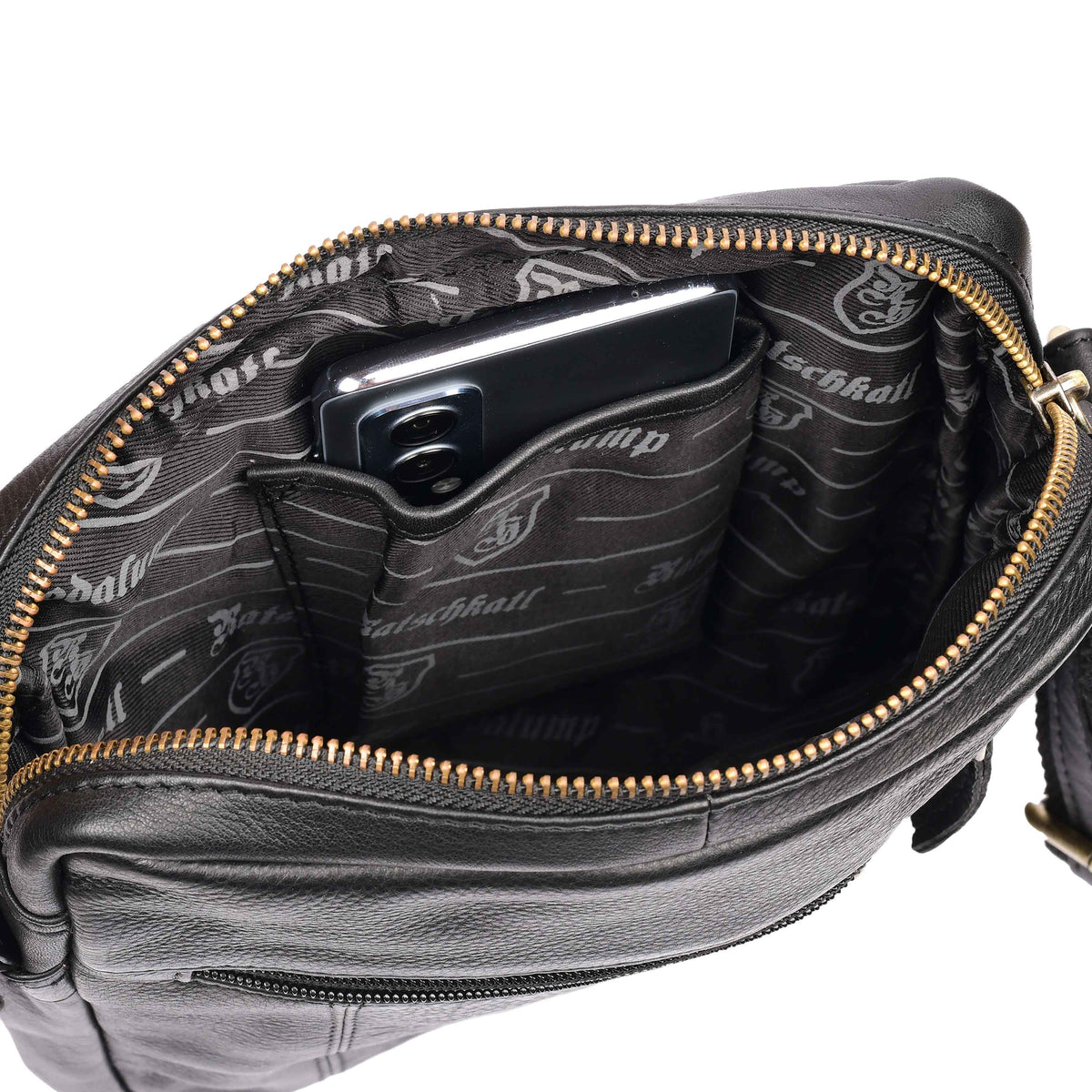 Sac du quotidien Mike en cuir de buffle, vue 18