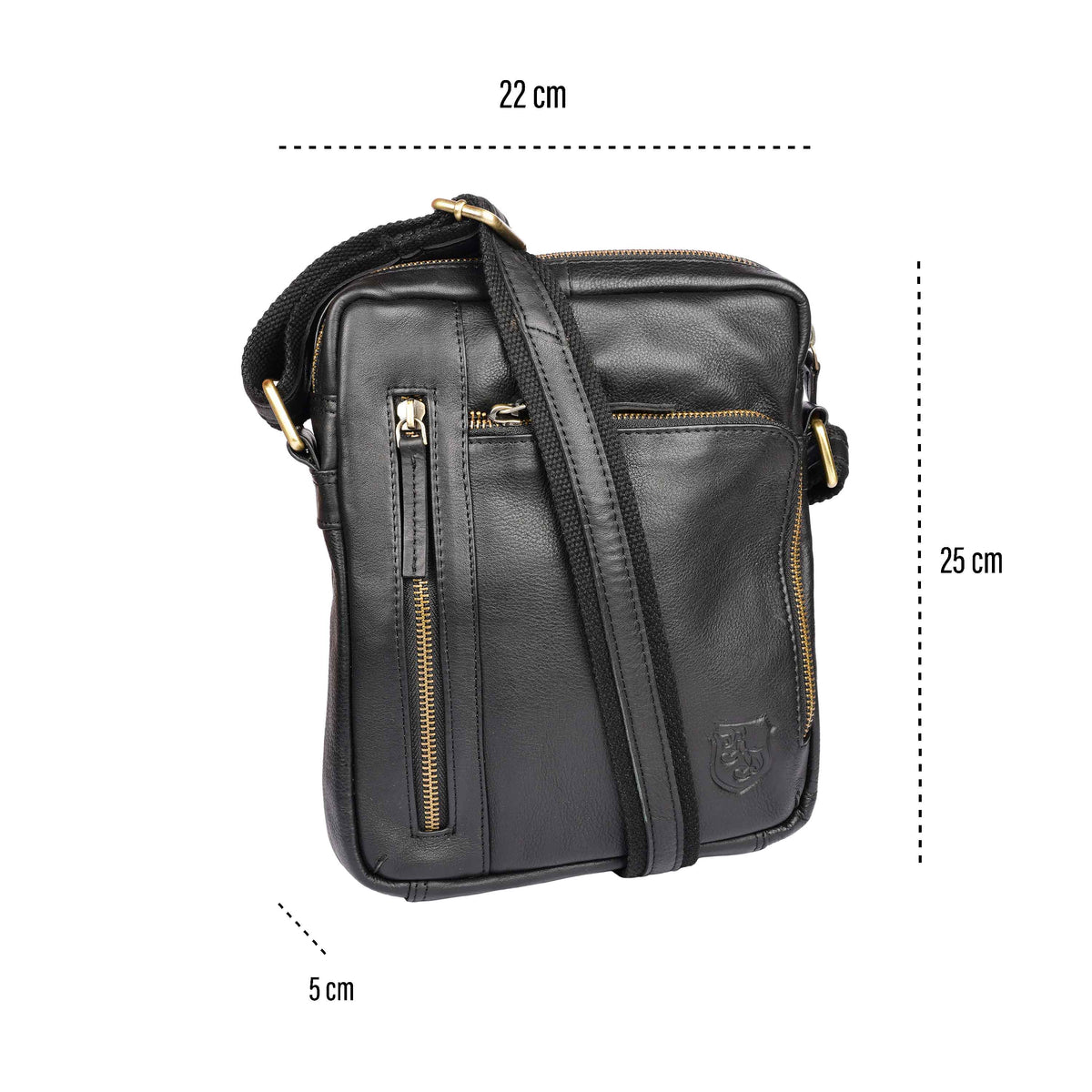 Sac du quotidien Mike en cuir de buffle, vue 19