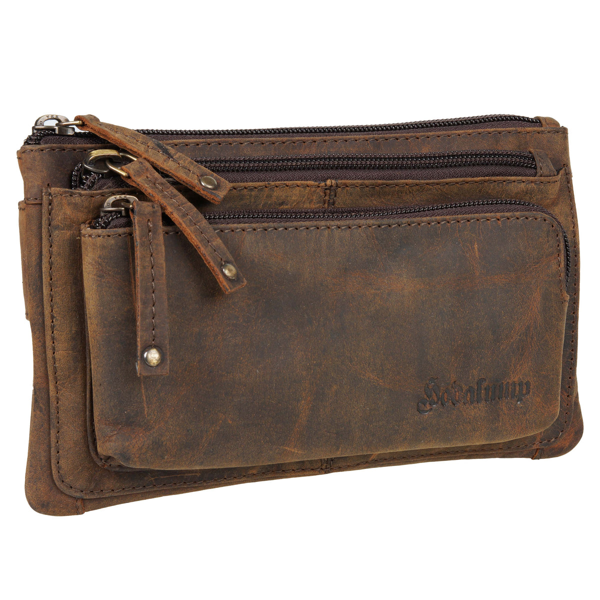Sac banane Moritz en cuir de buffle marron, vue 3