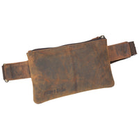 Sac banane Moritz en cuir de buffle marron, vue 4