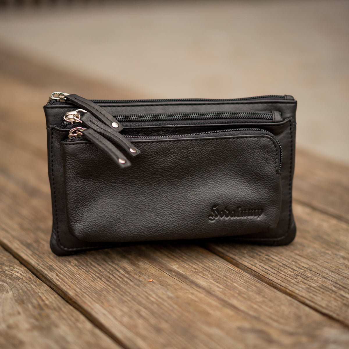 Sac banane Moritz en cuir de buffle marron, vue 15