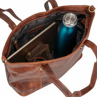 Borsa shopper Luise in pelle di bufalo, vista 11
