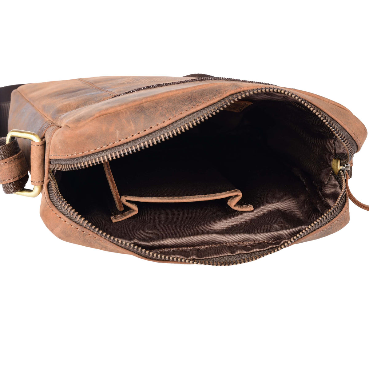 Sac du quotidien Mike en cuir de buffle, vue 8