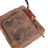 Sac du quotidien Mike en cuir de buffle, vue 5