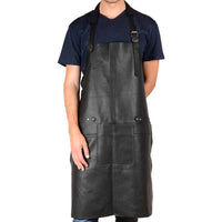 Gilet de barbecue en cuir de buffle, vue 15