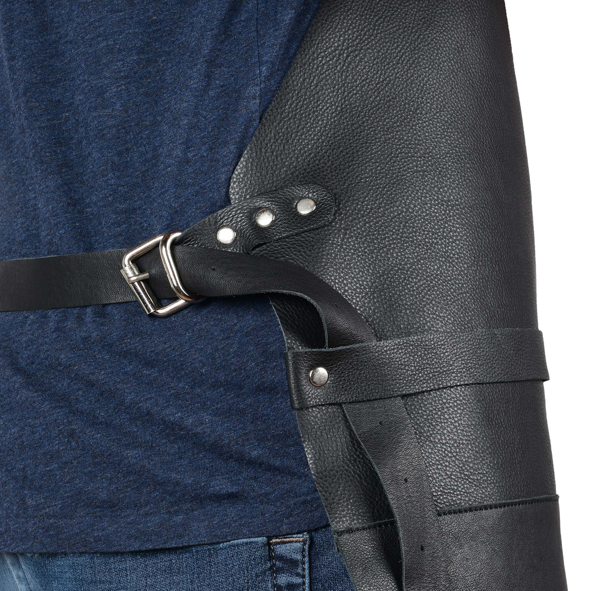 Gilet de barbecue en cuir de buffle, vue 18